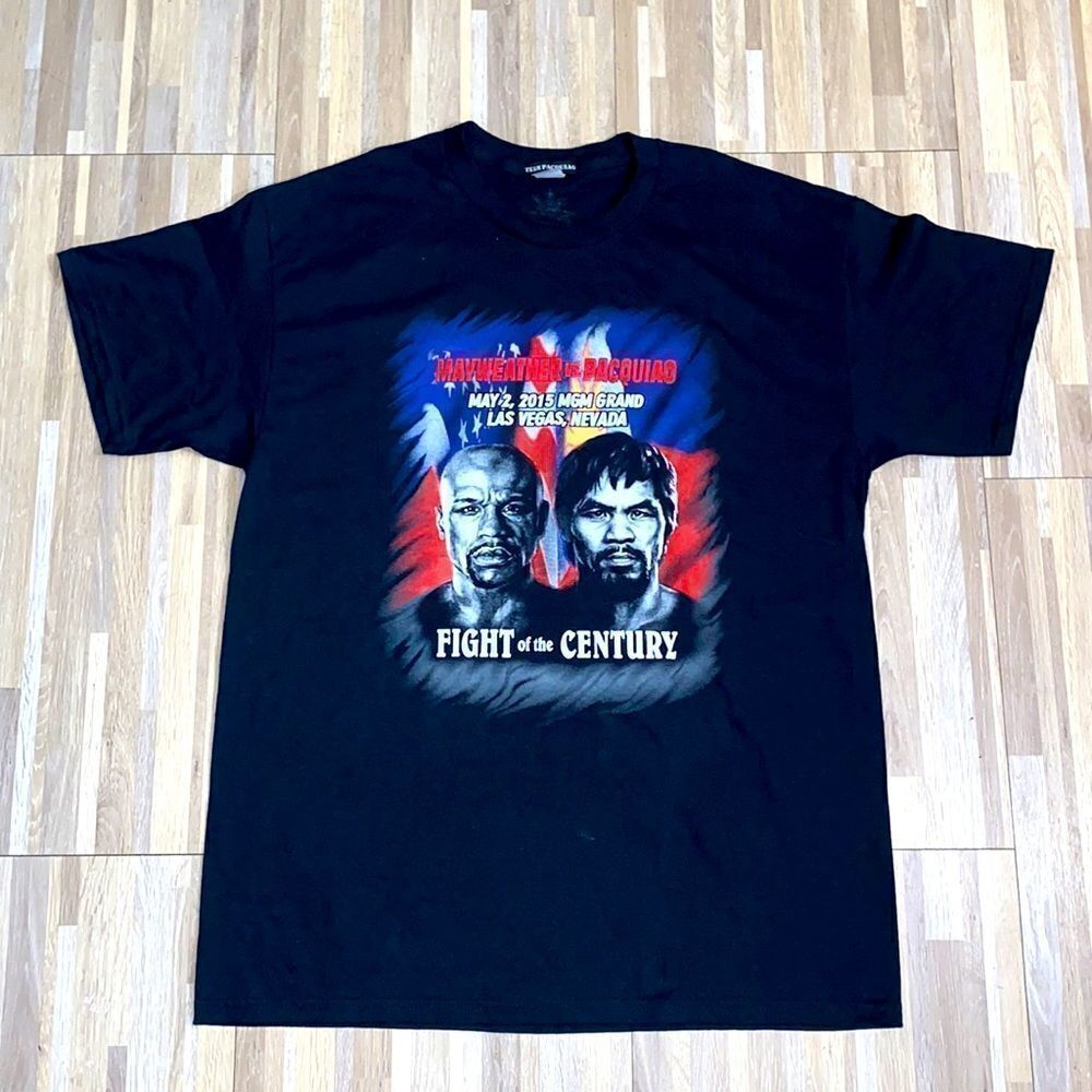 Boxing manny pacquiao Mayweather Pacquiao boxing Las Vegas T-shirt L